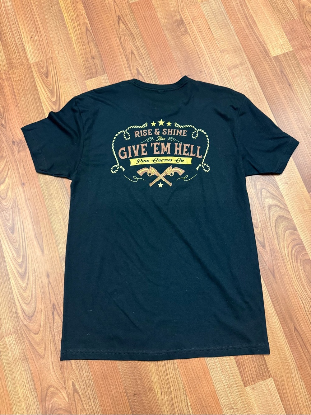 Rise & Shine 'Give 'Em Hell' Black Graphic Tee